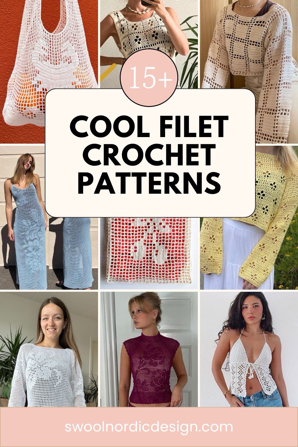 15 Modern Filet Crochet Patterns You Can't Miss